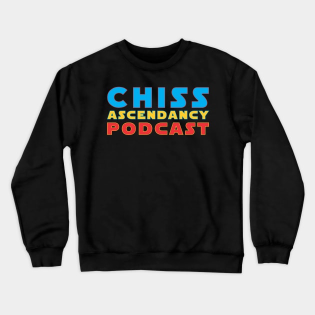CAP logo, full Crewneck Sweatshirt by Chiss Podcast